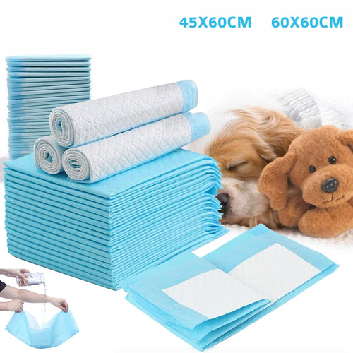 100pc/200pc Pet diapers 60*60cm/60*90cm Cats Dog Diapers Super Absorbent Pet Diaper Dog Pee Pad Quick dry Urine Nappy Mat