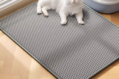 Tapis Récupérateur de Litière Double Couche pour Chat