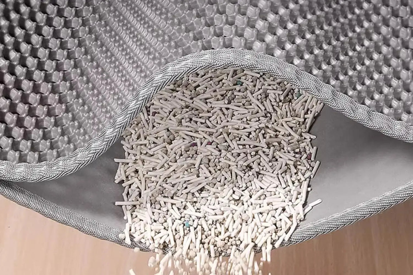Tapis Récupérateur de Litière Double Couche pour Chat