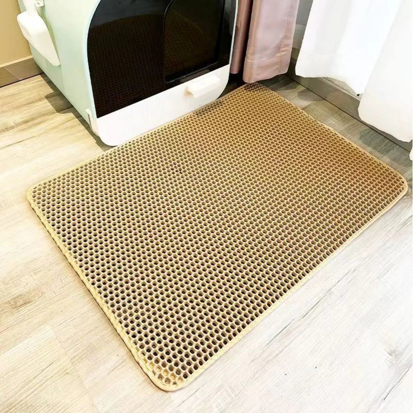 Tapis Récupérateur de Litière Double Couche pour Chat