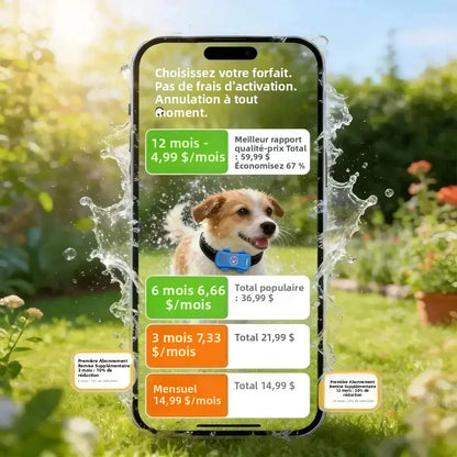 Traceur GPS 4G pour chien et chat — Suivi en temps réel, waterproof IP67