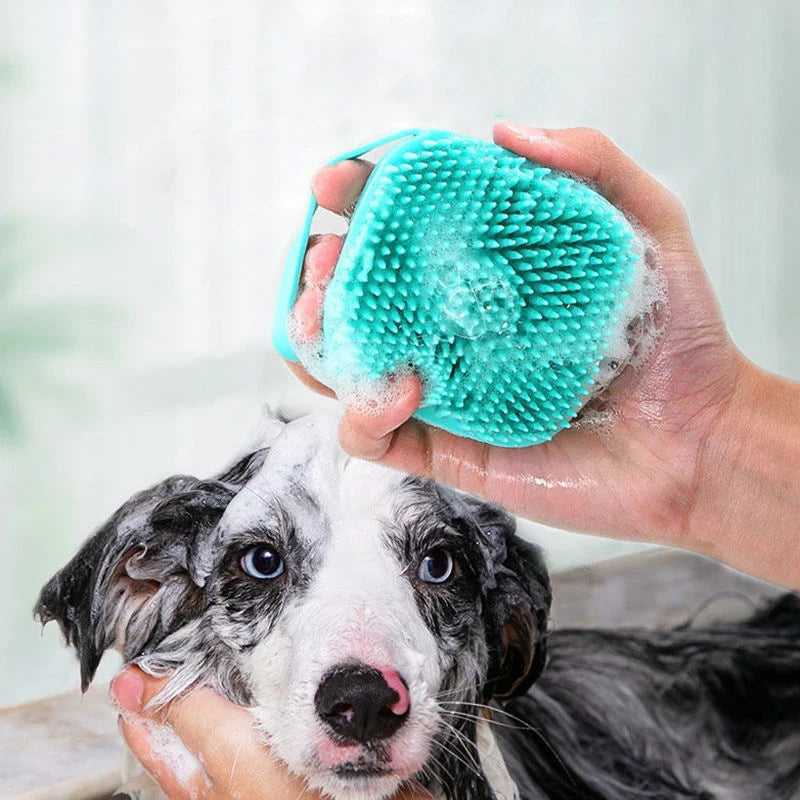 Brosse de Bain en Silicone pour Chien et Chat Pets Lover Store