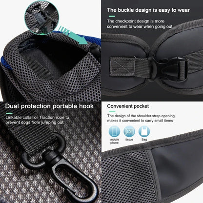 Sac de Transport Ventral pour Petit Chien et Chat