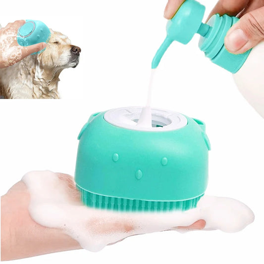 Brosse de Bain en Silicone pour Chien et Chat Pets Lover Store