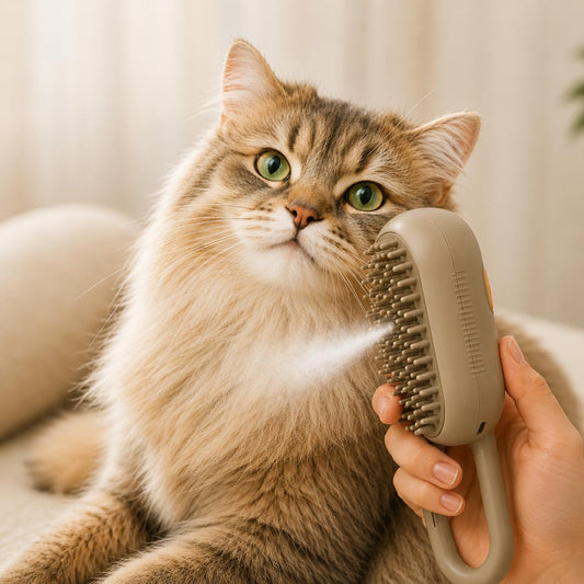 SteamGroom™ – Brosse vapeur pour chiens et chats